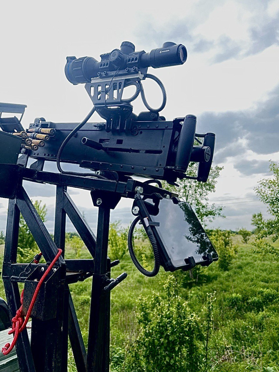 Тепловізійний приціл Pulsar Thermion 2 XP50 Pro + Android-планшет з ПЗ, моноблок BGN, демпферне кріплення, кріплення для планшета, ДТК